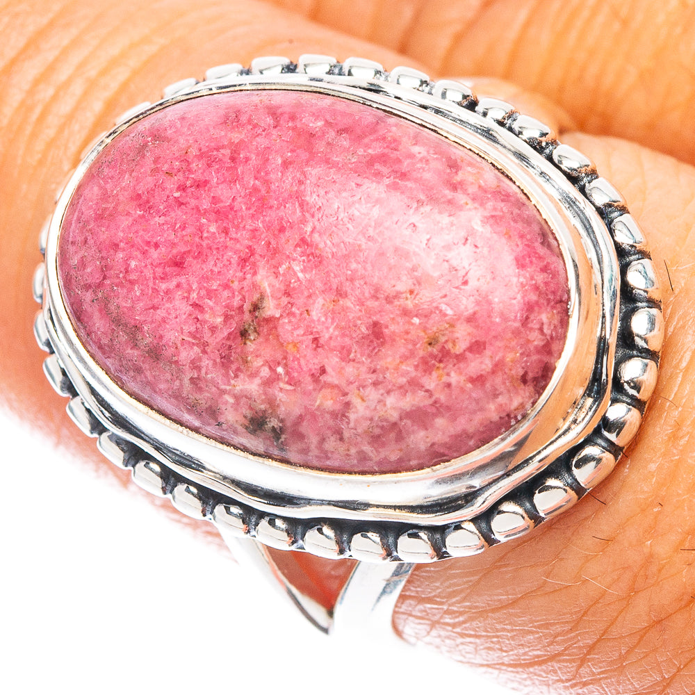 Thulite Ring Size 8.25 (925 Sterling Silver) R7126