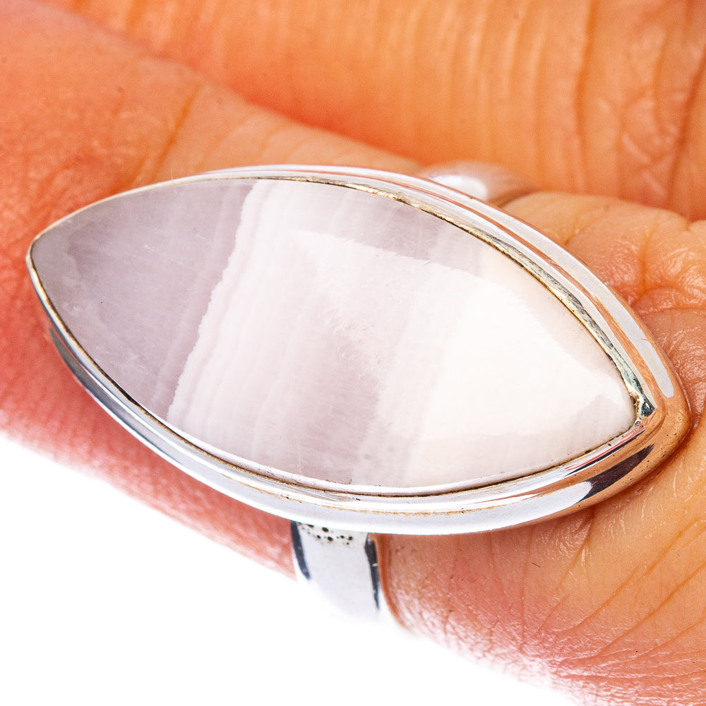 Pink Aragonite Ring Size 5 (925 Sterling Silver) R1349
