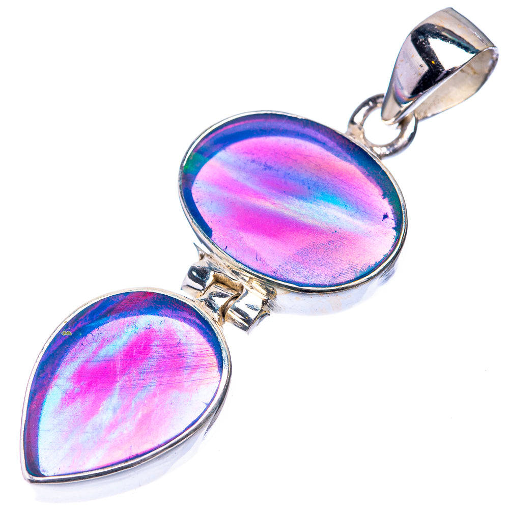 Aura Opal Pendant 1 3/4" (925 Sterling Silver) P39254