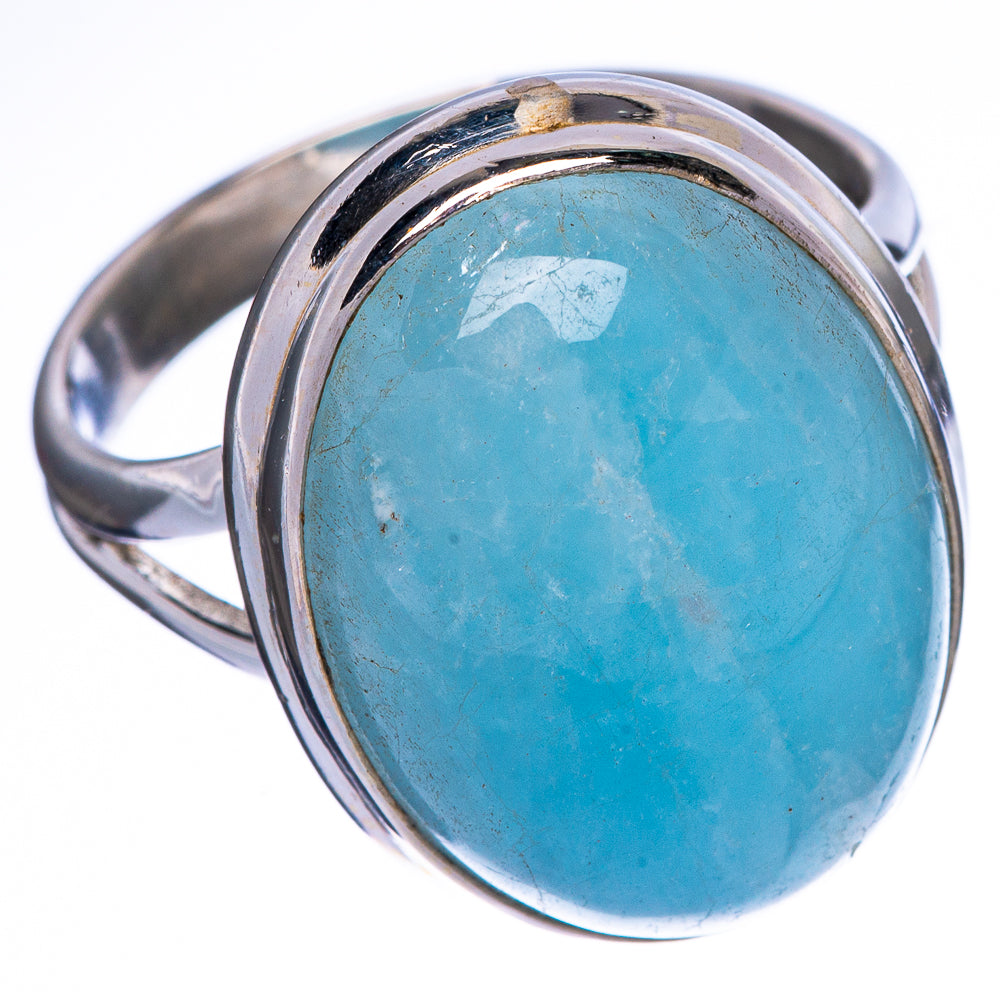 Amazonite Ring Size 9 (925 Sterling Silver) R1418
