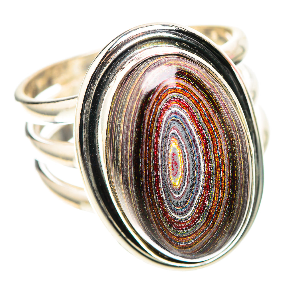 Fordite Ring Size 7.5 (925 Sterling Silver) RING138430