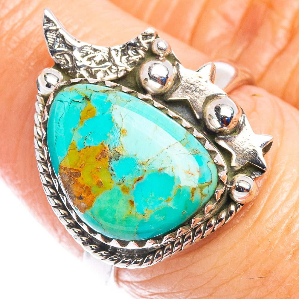 Mohave Turquoise Ring Size 7 (.925 Sterling Silver)