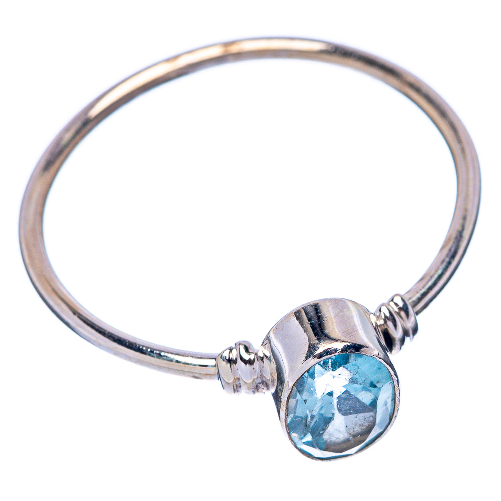 Blue Topaz Dainty Ring Size 9.25 (925 Sterling Silver) R145759