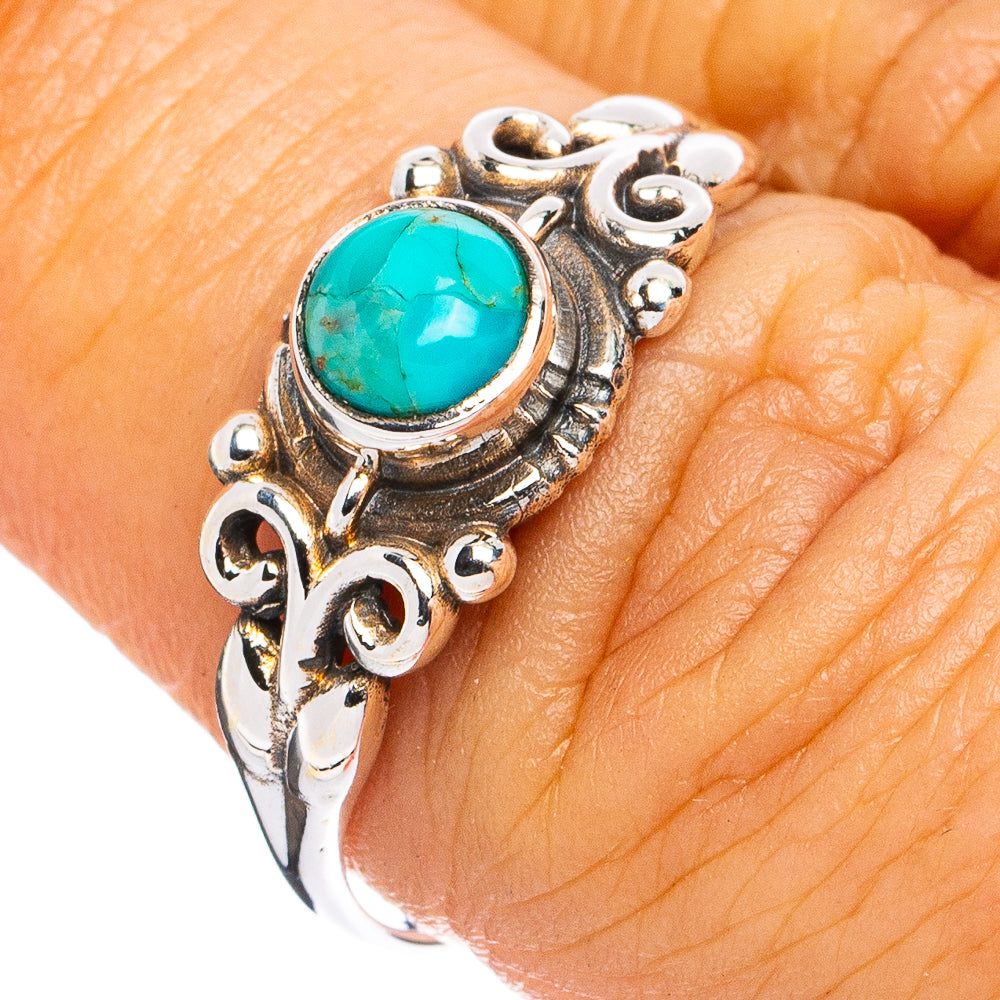 Mohave Turquoise Ring Size 7 (925 Sterling Silver) R8336
