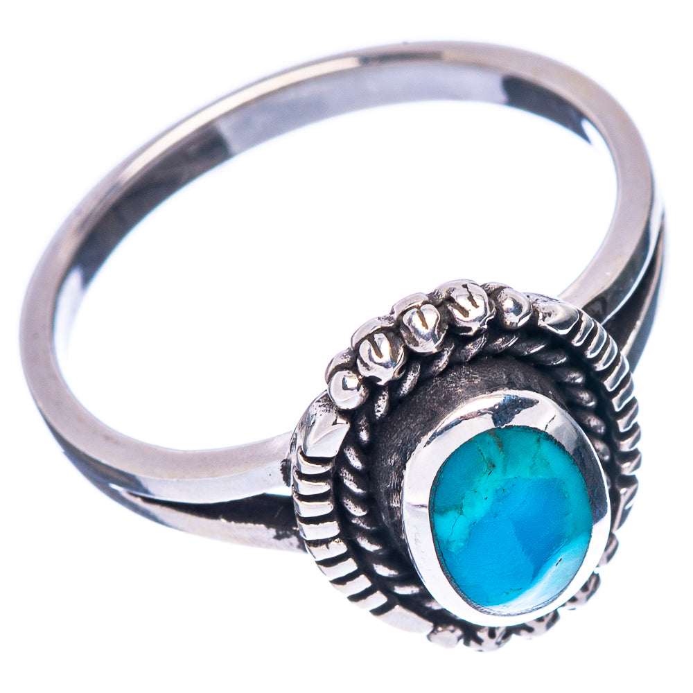 Rare Arizona Turquoise Ring Size 8.5 (925 Sterling Silver) R2269