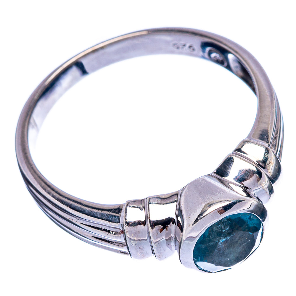 Blue Topaz Ring Size 7.75 (925 Sterling Silver) R146402