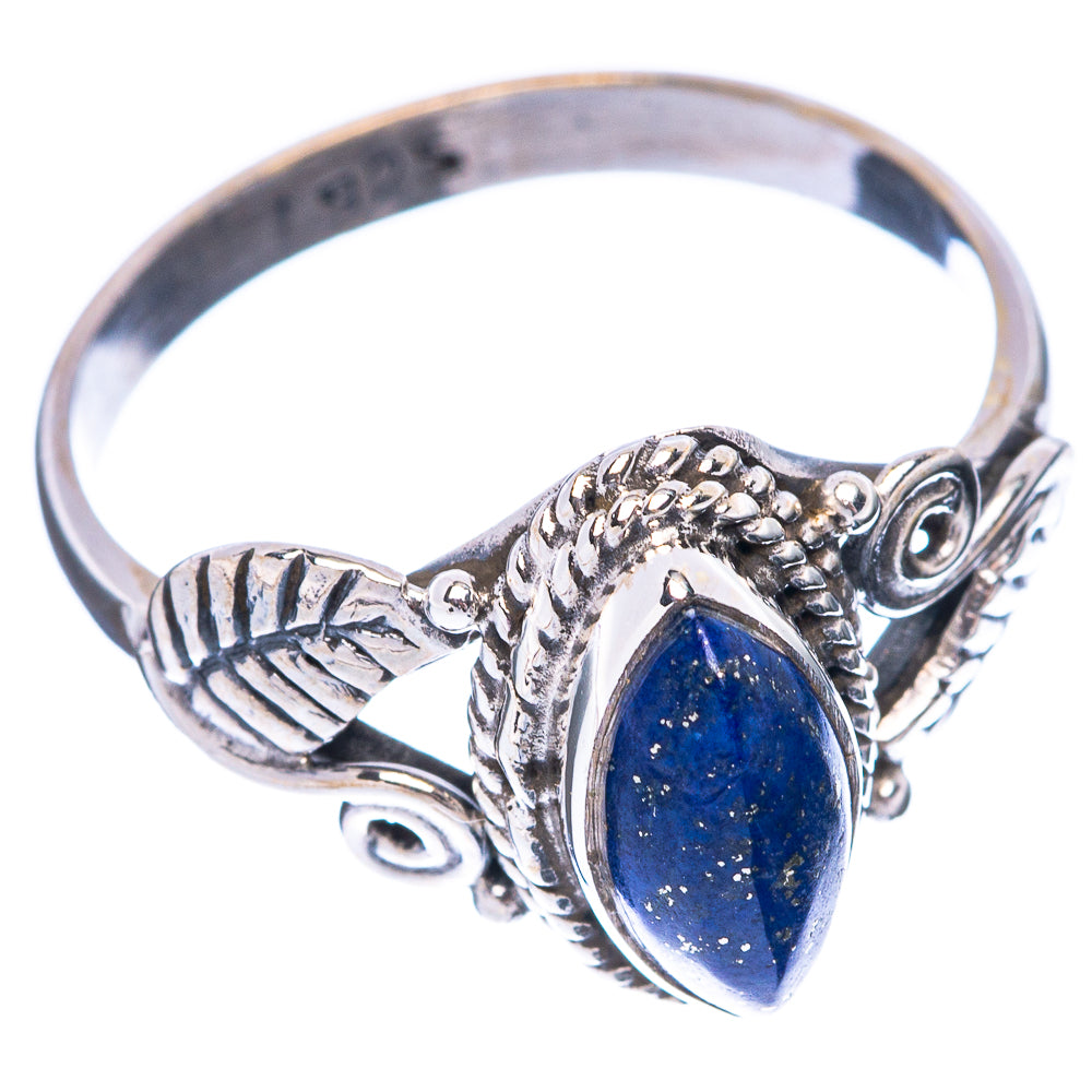 Lapis Lazuli Ring Size 7.75 (925 Sterling Silver) R5539