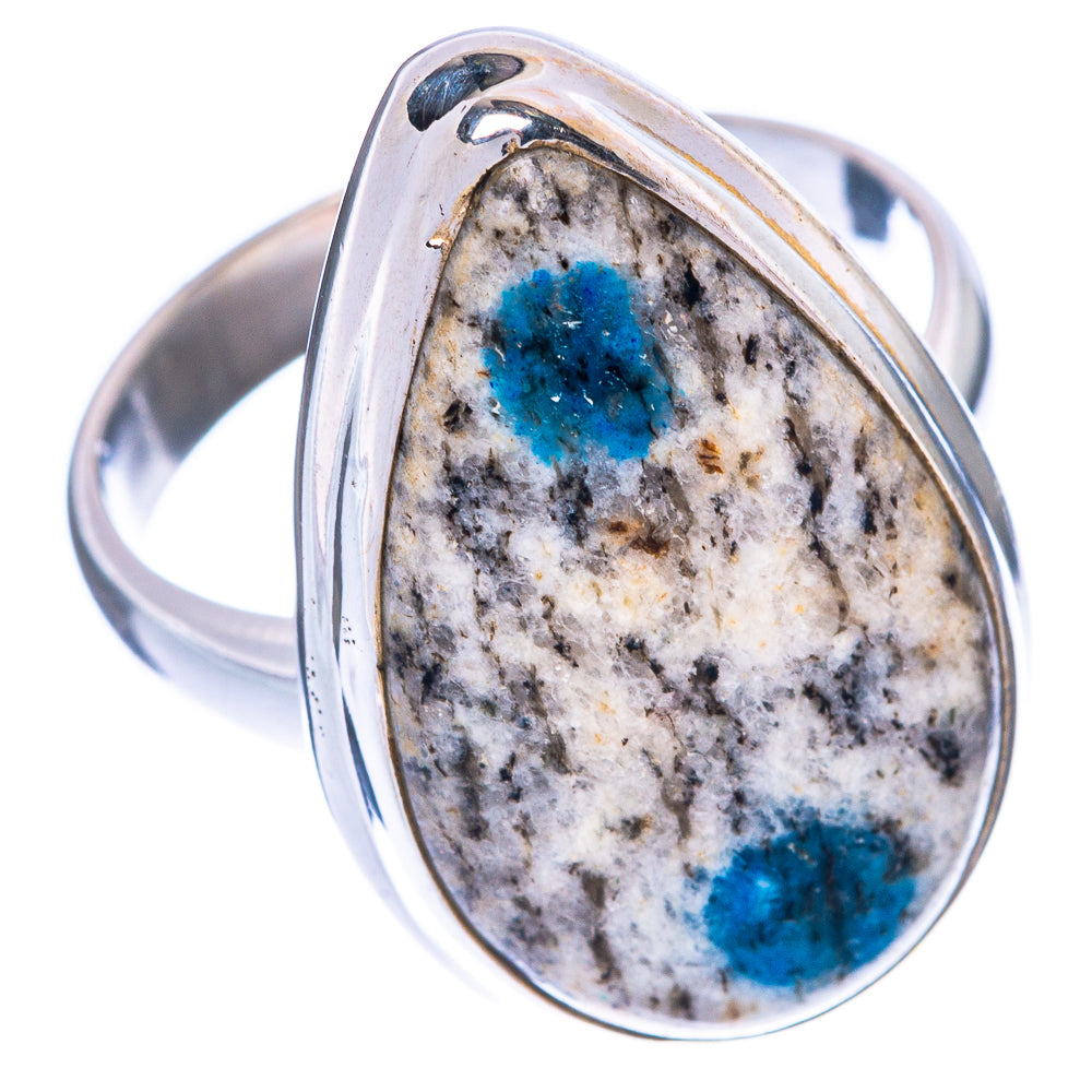K2 Blue Azurite Ring Size 8 (925 Sterling Silver) R1537