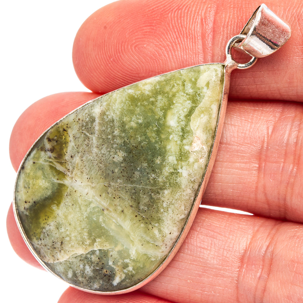 Serpentine Pendant 2" (Silver Plated)