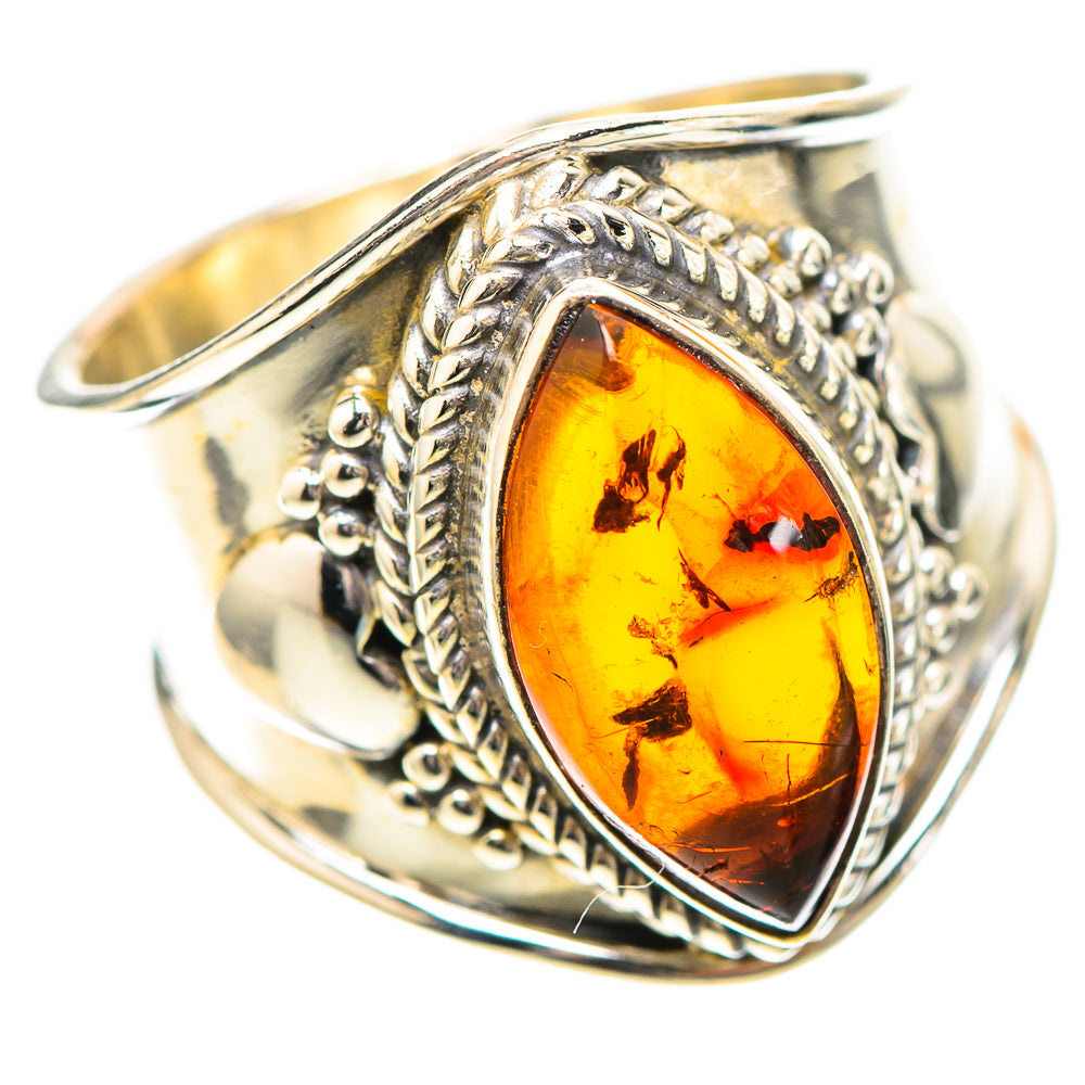Baltic Amber Ring Size 6.5 (925 Sterling Silver) RING139054