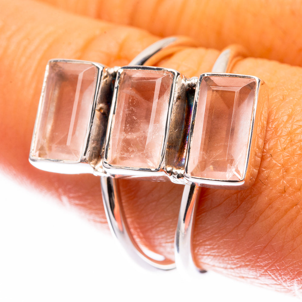 Premium Rose Quartz Ring Size 8.75 (925 Sterling Silver) R141864