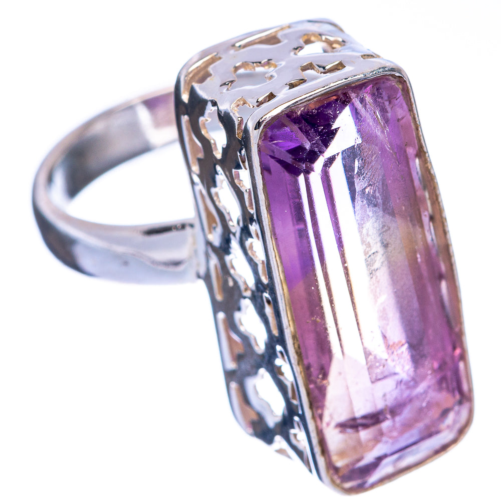 Faceted Ametrine Ring Size 5.75 (925 Sterling Silver) R144612