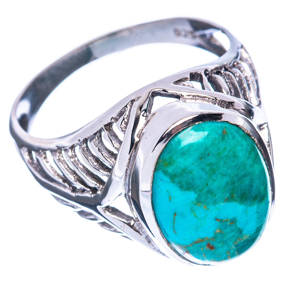 Rare Arizona Turquoise Ring Size 7.5 (925 Sterling Silver) R2860