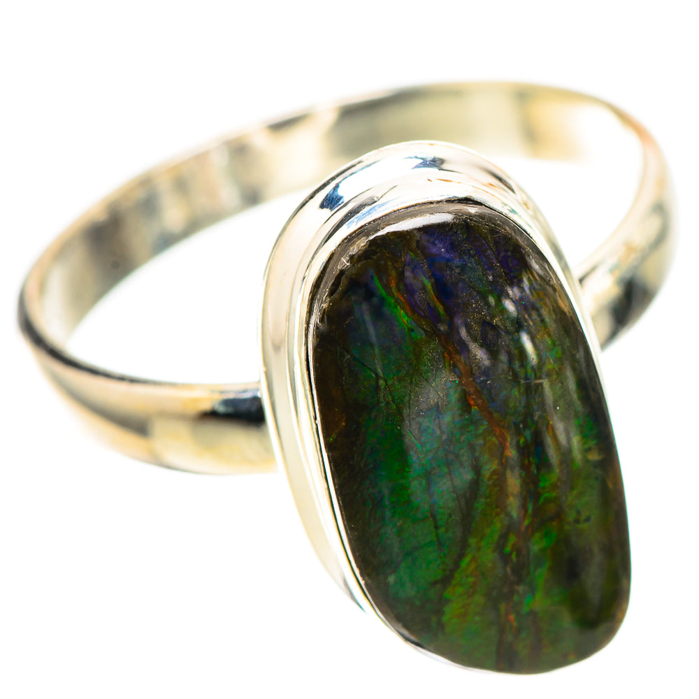 Ammolite Ring Size 10.75 (925 Sterling Silver) RING139276
