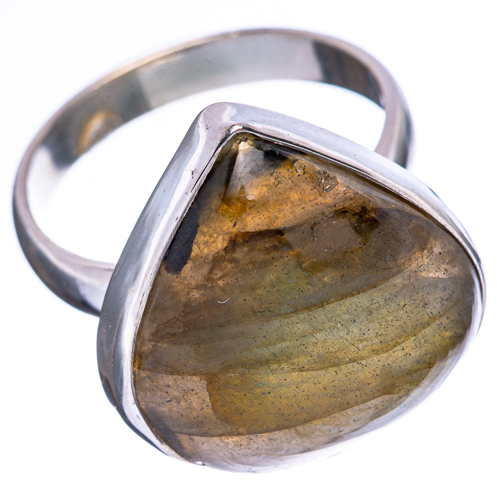 Labradorite Ring Size 9.25 (925 Sterling Silver) R3797
