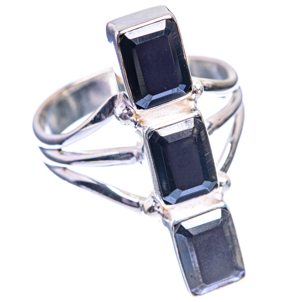 Hematite Ring Size 7.25 (925 Sterling Silver) R142023