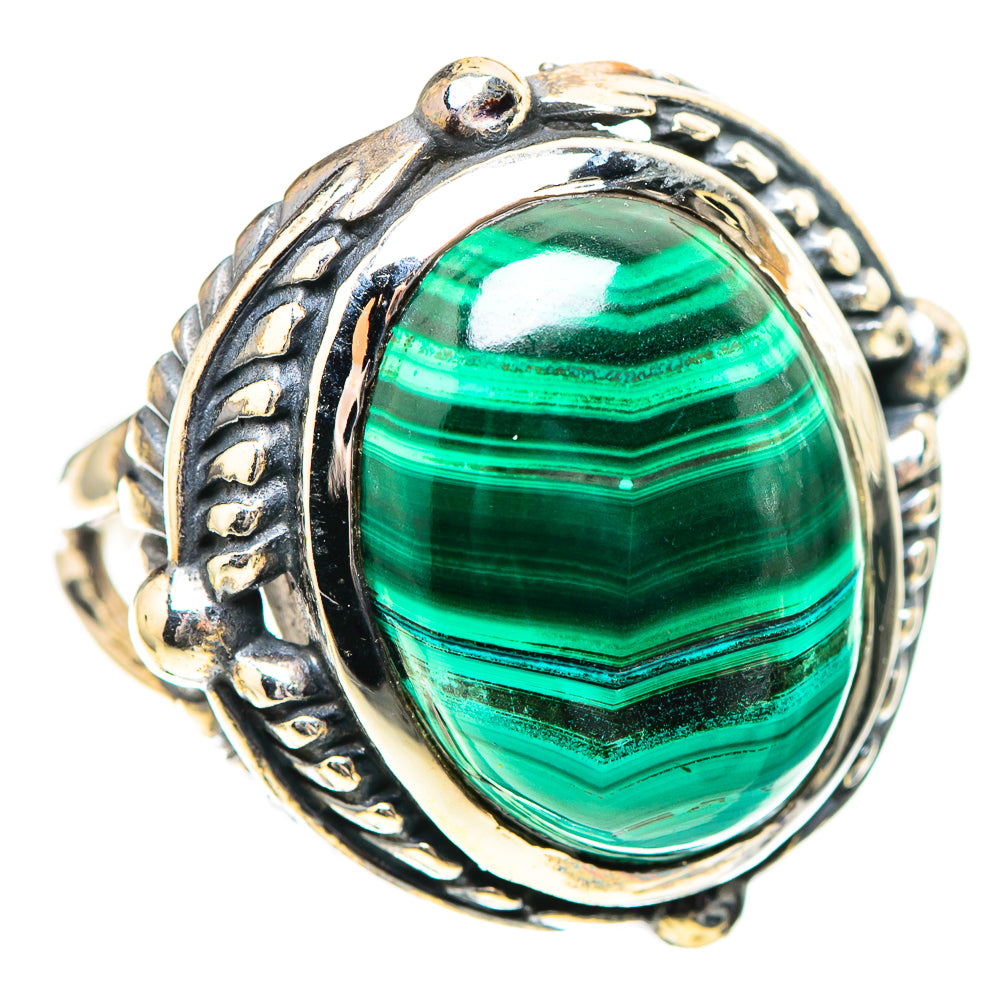 Malachite 925 Sterling Silver Ring Size 6.5 (925 Sterling Silver) RING139557