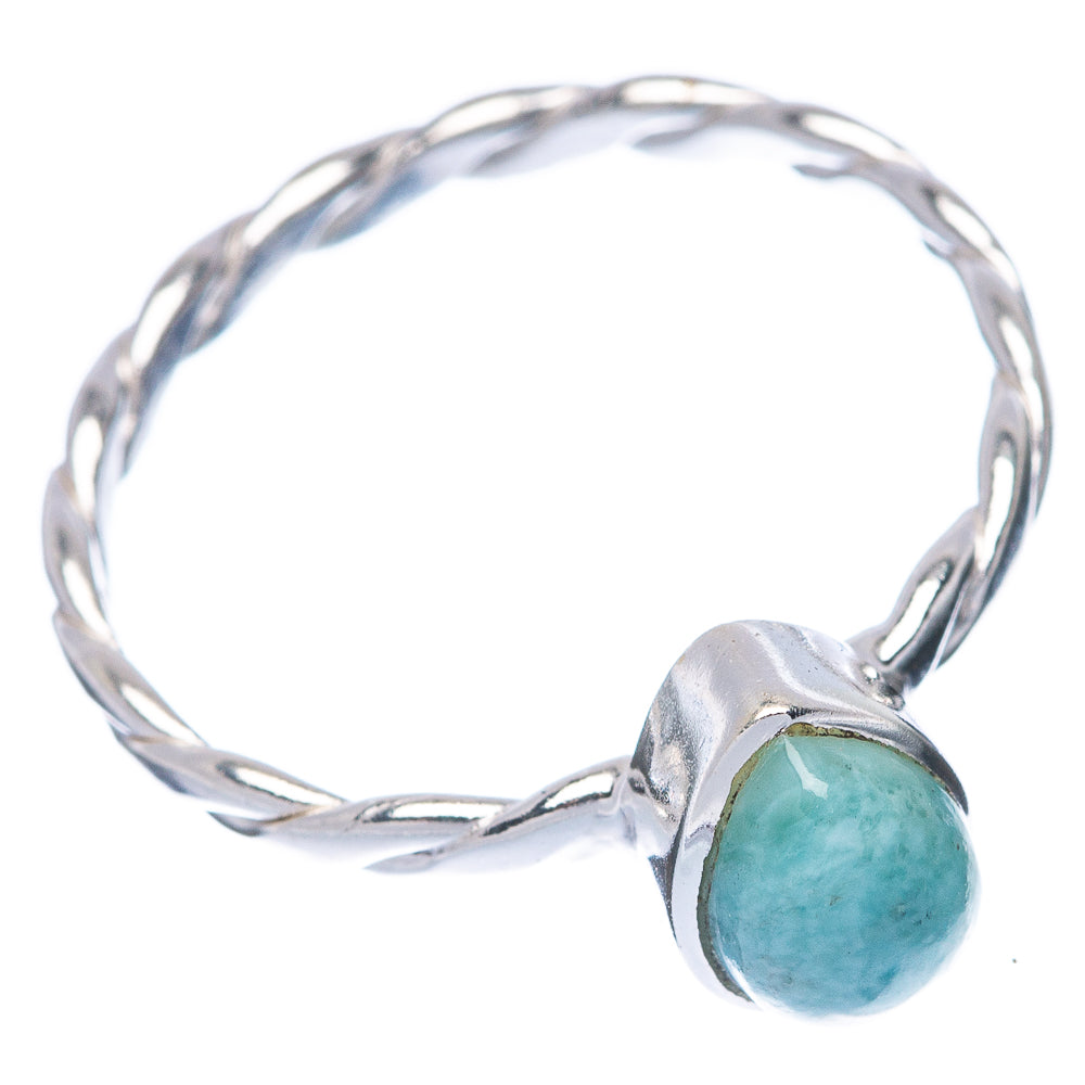 Larimar Dainty Ring Size 8 (925 Sterling Silver) R145891