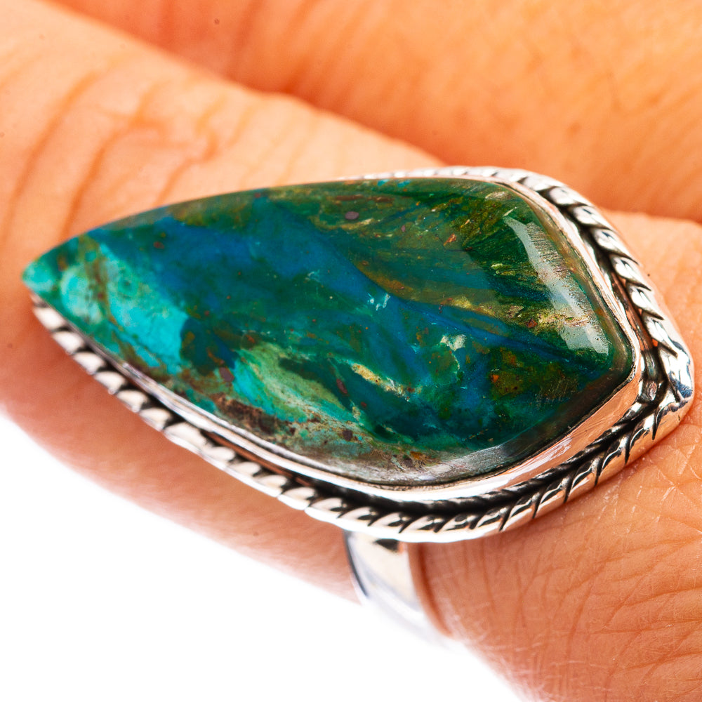 Large Peruvian Opal Ring Size 8.25 (925 Sterling Silver) R142869