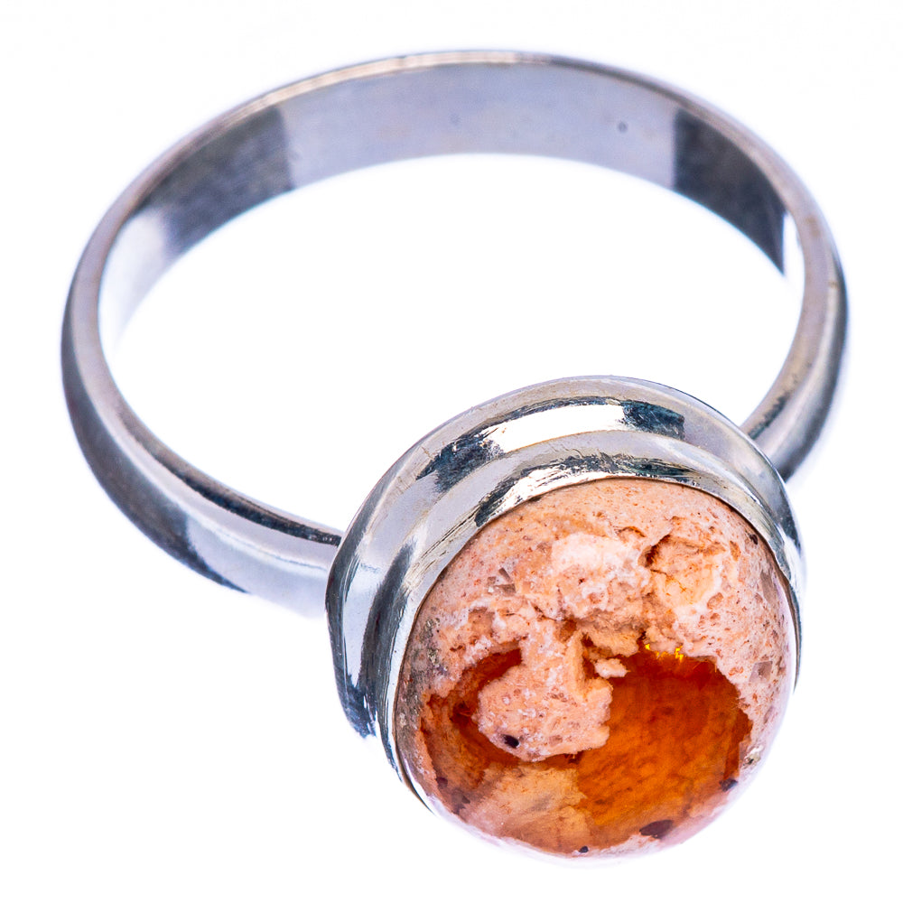 Rare Mexican Fire Opal Ring Size 7.75 (925 Sterling Silver) R147252