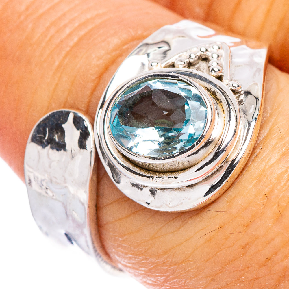 Blue Topaz Ring Size 7 (925 Sterling Silver) R146749