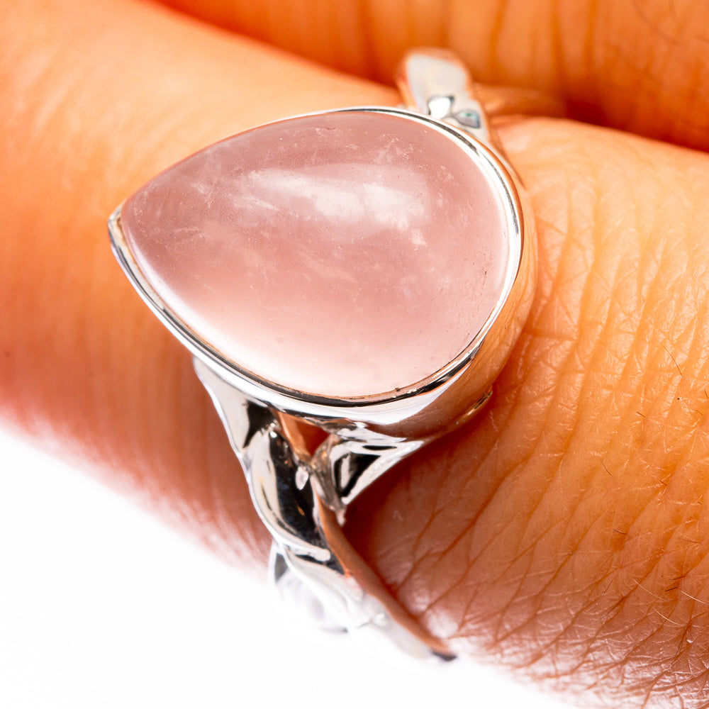 Premium Rose Quartz Ring Size 8 (925 Sterling Silver) R141842