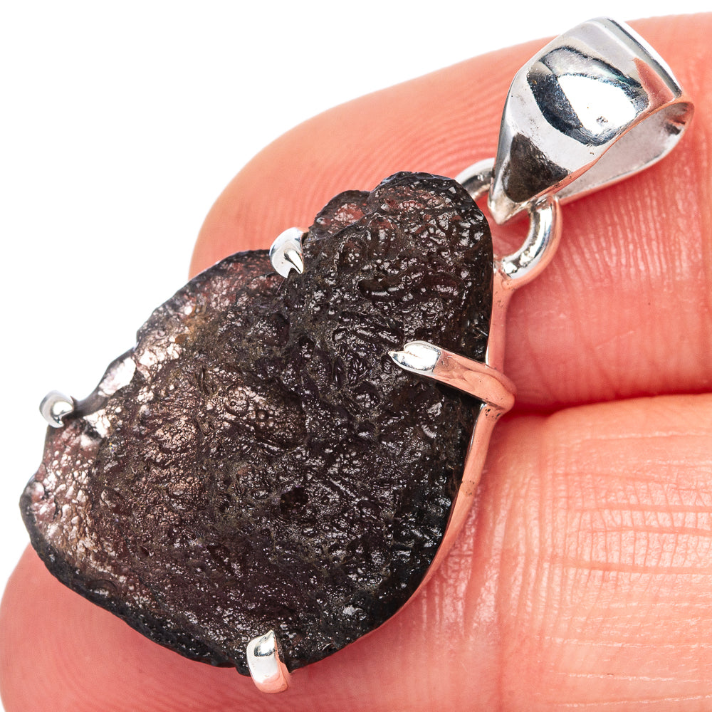 Rare Agni Manitite Pendant 1 1/4" (925 Sterling Silver) P41598