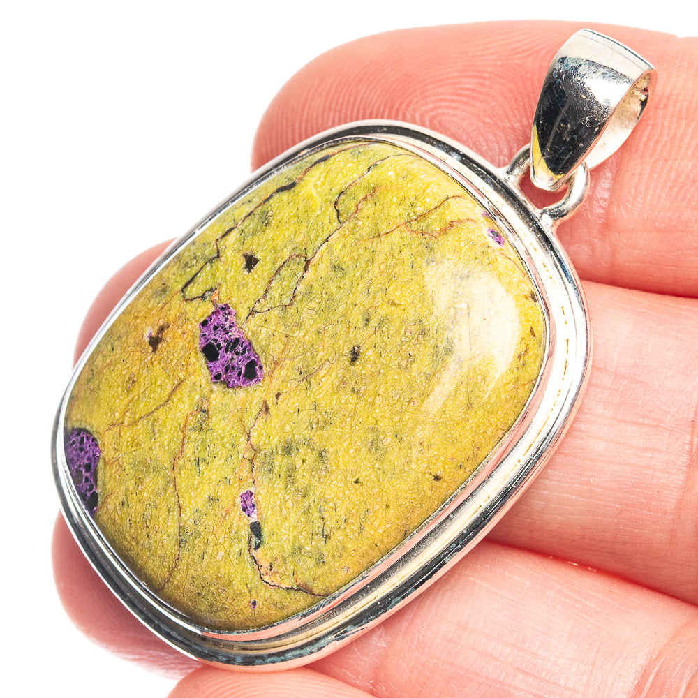 Atlantisite 925 Sterling Silver Pendant 1 5/8"