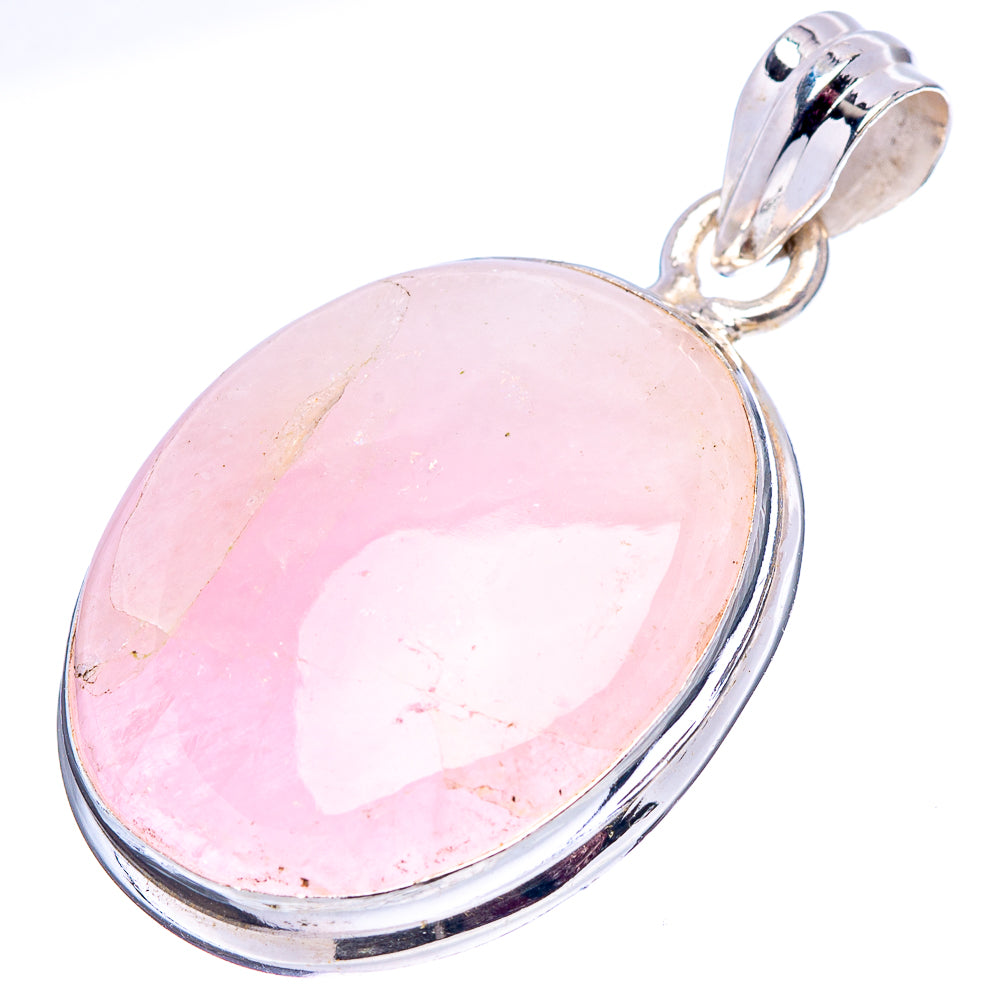 Kunzite Pendant 1 1/2" (.925 Sterling Silver)