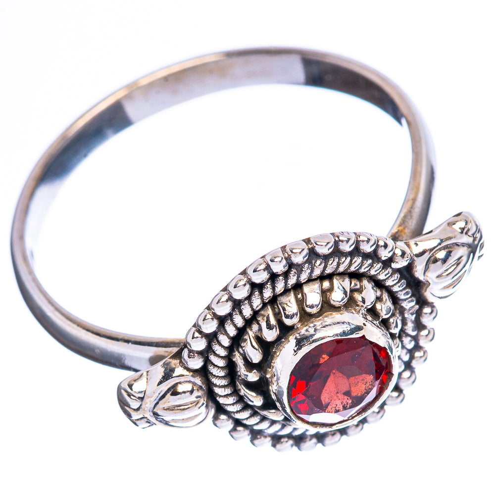Value Garnet Ring Size 8 (925 Sterling Silver) R3171