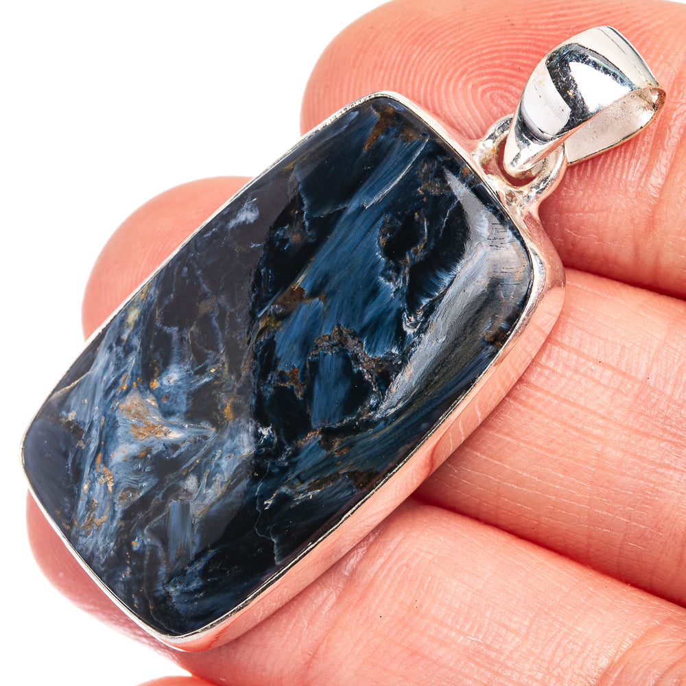 Pietersite Pendant 1 5/8" (925 Sterling Silver) P39269