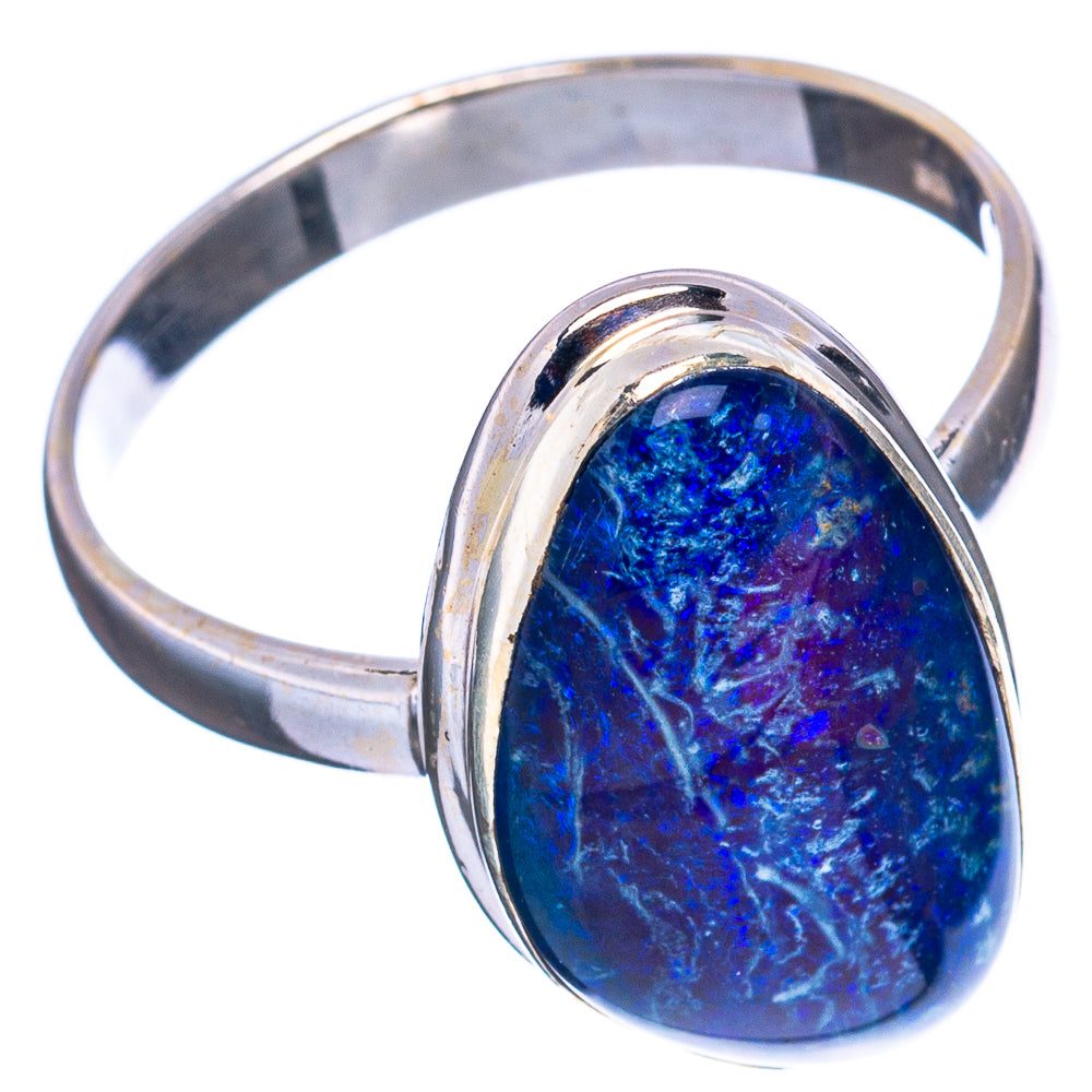 Rare Triplet Opal Ring Size 10.75 (.925 Sterling Silver)