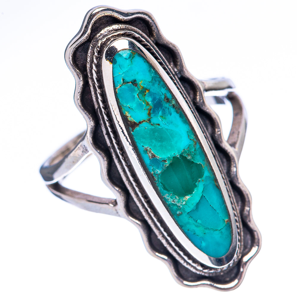Rare Arizona Turquoise Ring Size 6 (925 Sterling Silver) R2209