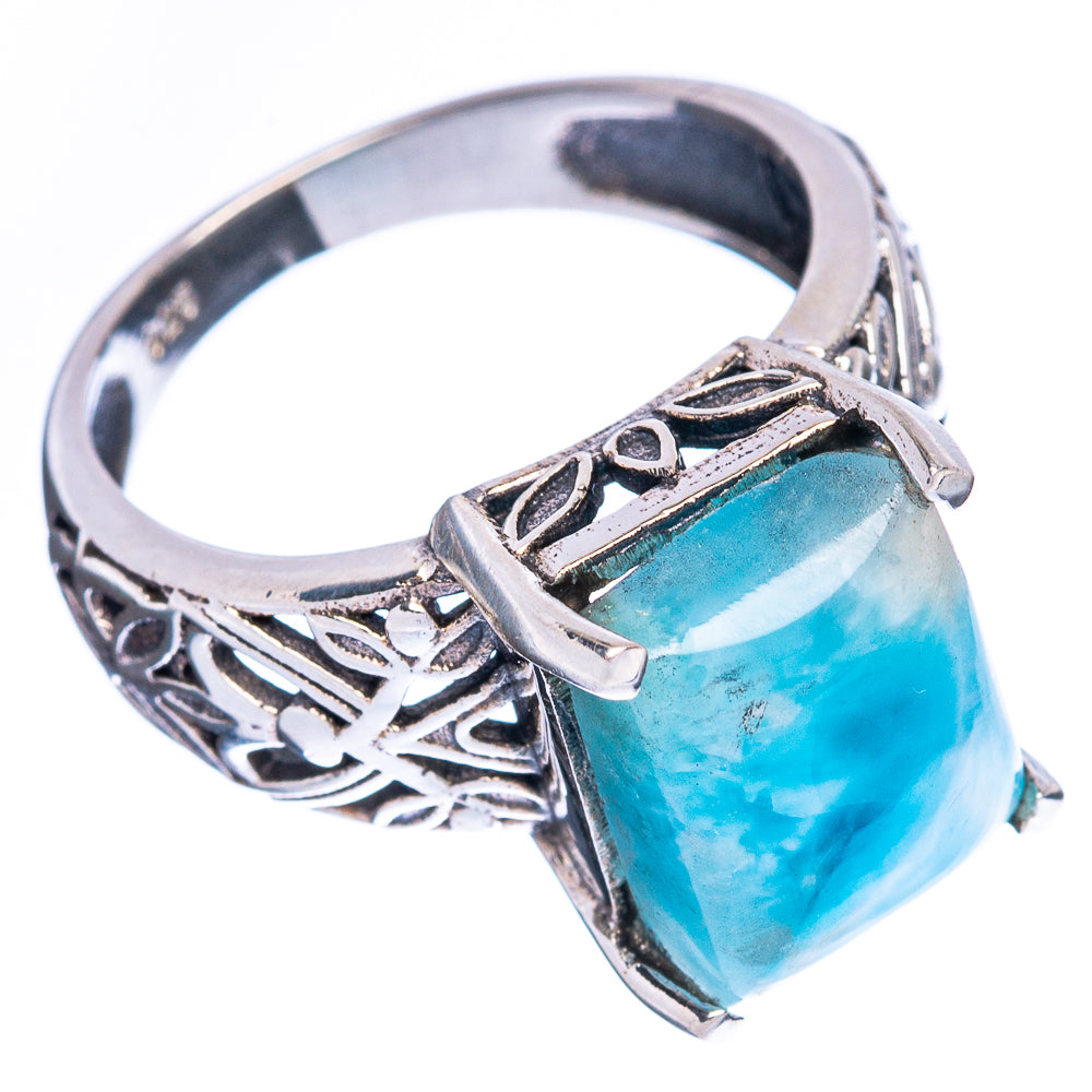 Larimar Ring Size 6.5 (925 Sterling Silver) R2317