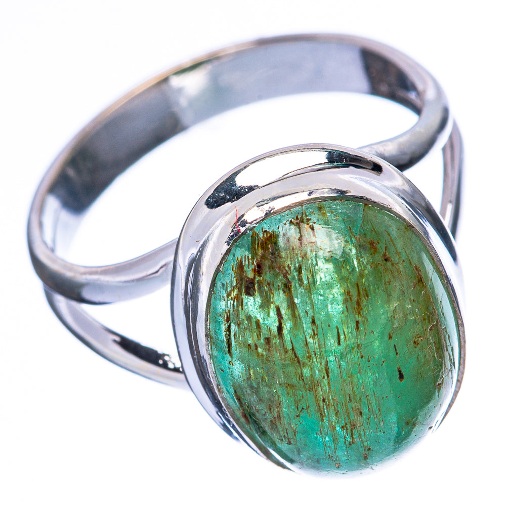 Green Aventurine 925 Sterling Silver Ring Size 7 (925 Sterling Silver) R3842