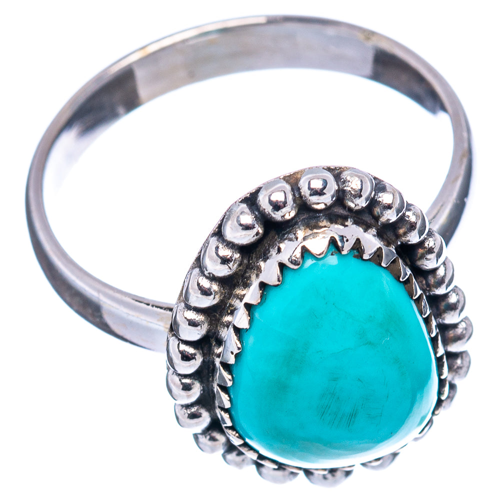 Rare Kingman Turquoise Ring Size 8.5 (.925 Sterling Silver)
