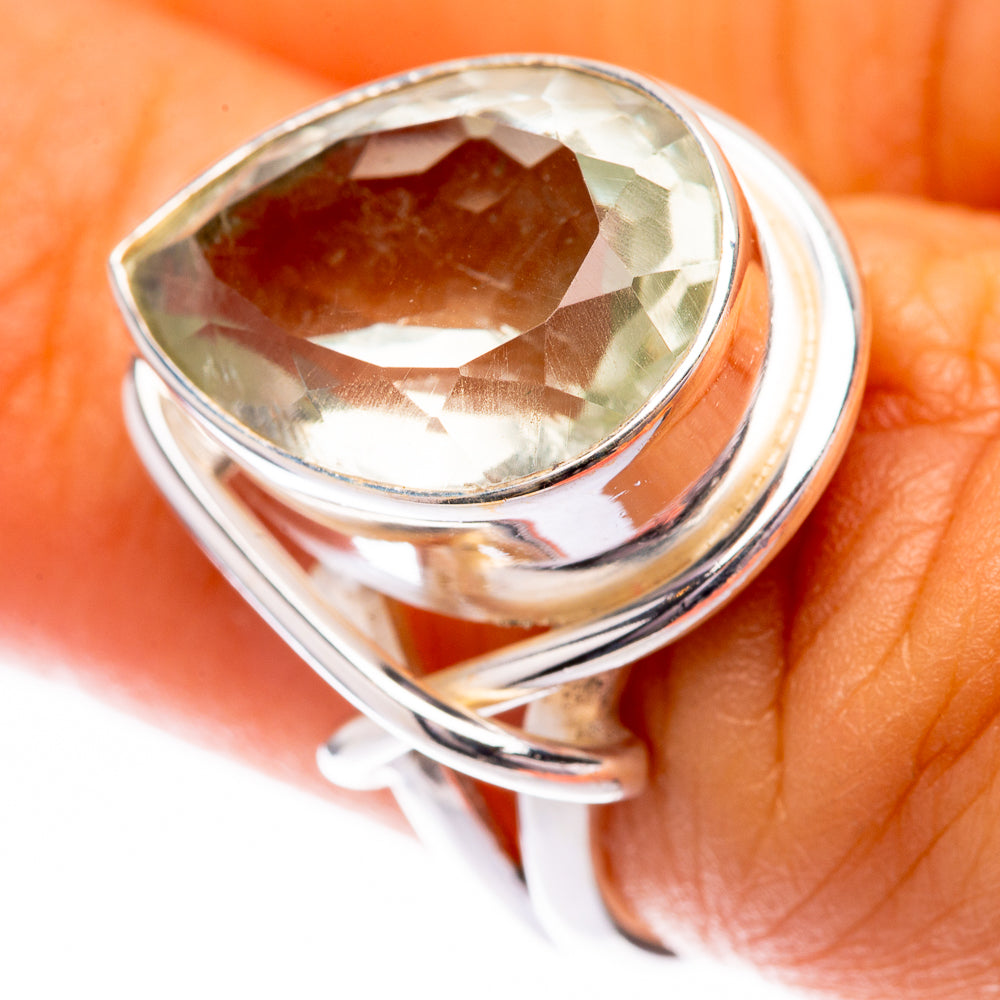 White Quartz Ring Size 6 (925 Sterling Silver) R140556