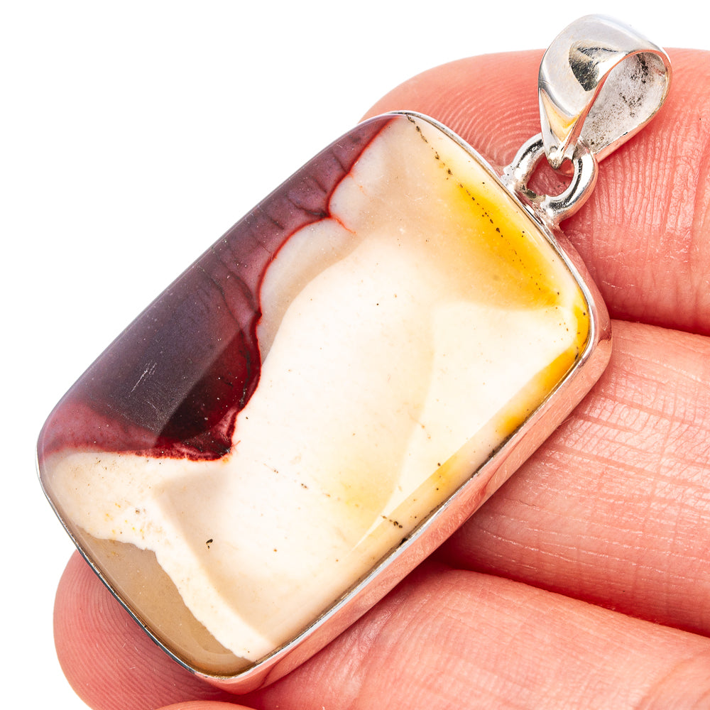 Mookaite Pendant 1 5/8" (925 Sterling Silver) P43119