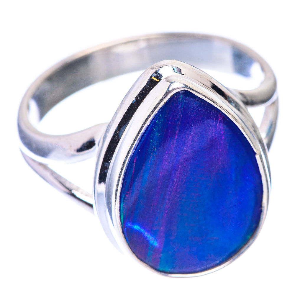 Aura Opal Ring Size 7.5 (925 Sterling Silver) R140605