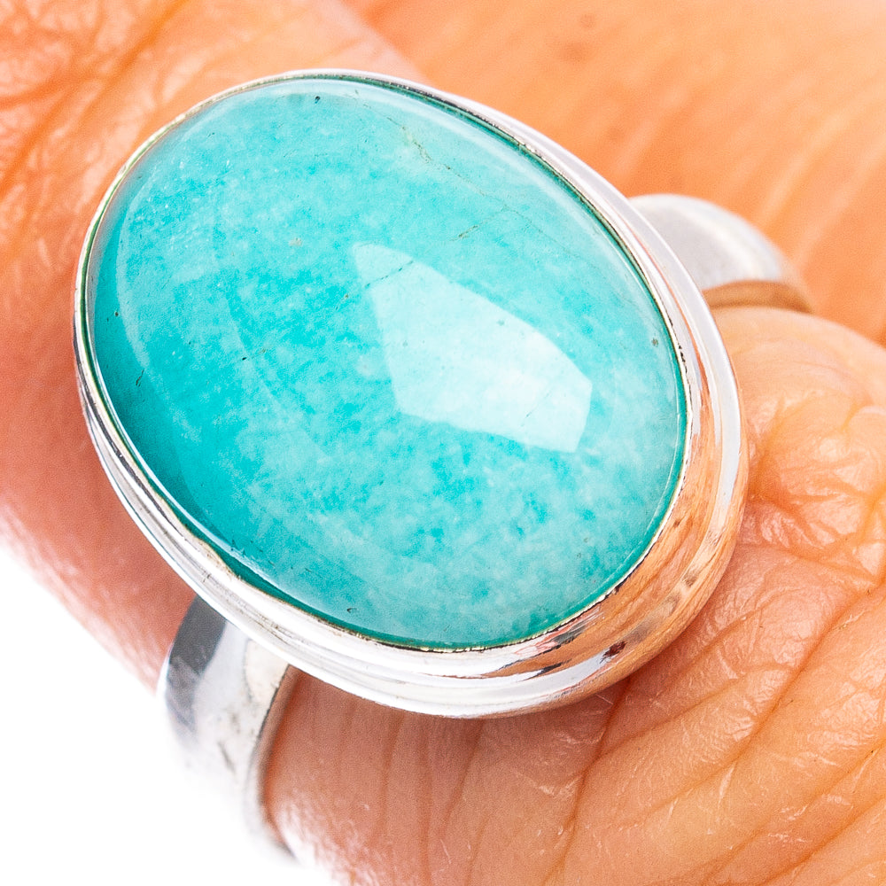 Amazonite Ring Size 6 (.925 Sterling Silver)