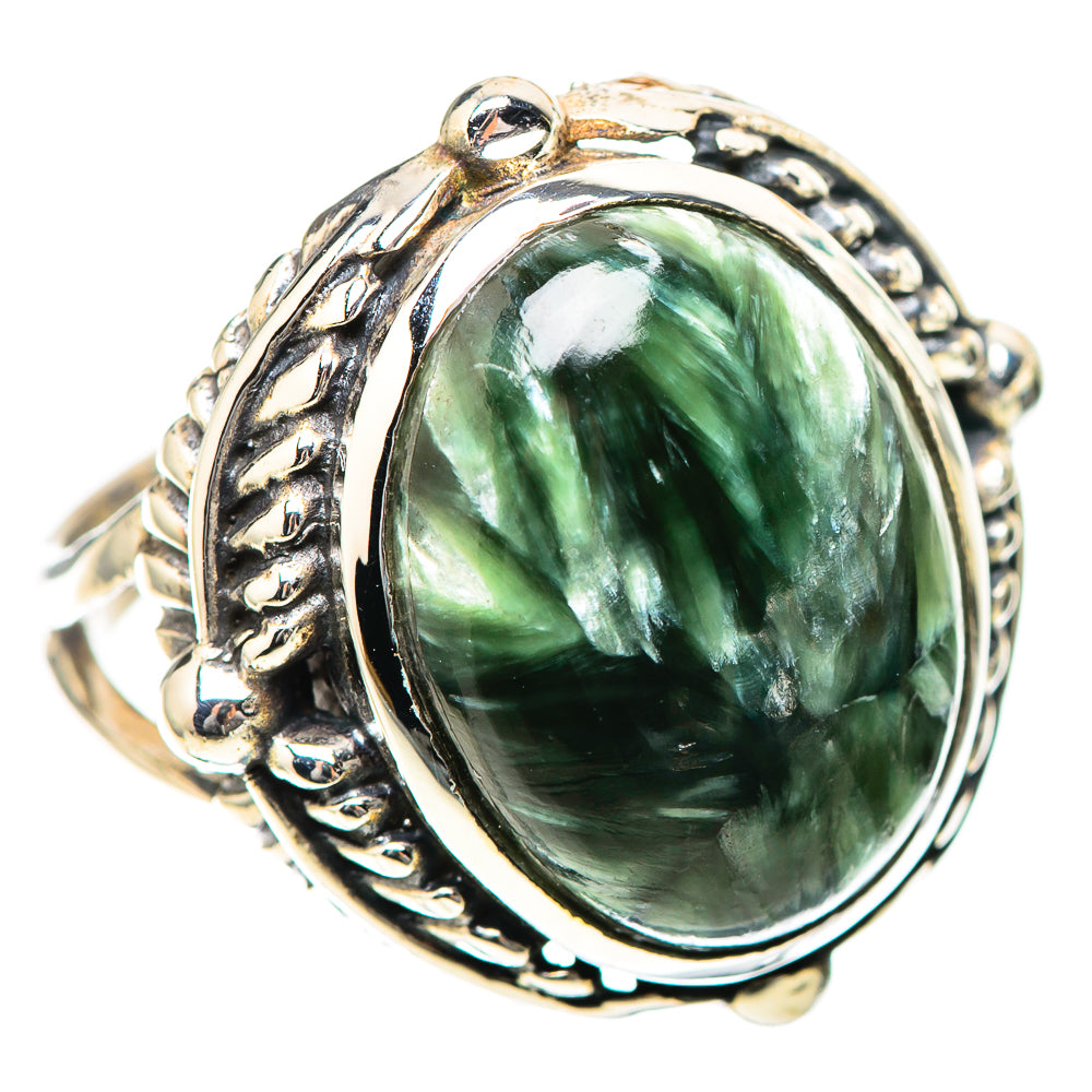 Seraphinite Ring Size 7.25 (925 Sterling Silver) RING139203