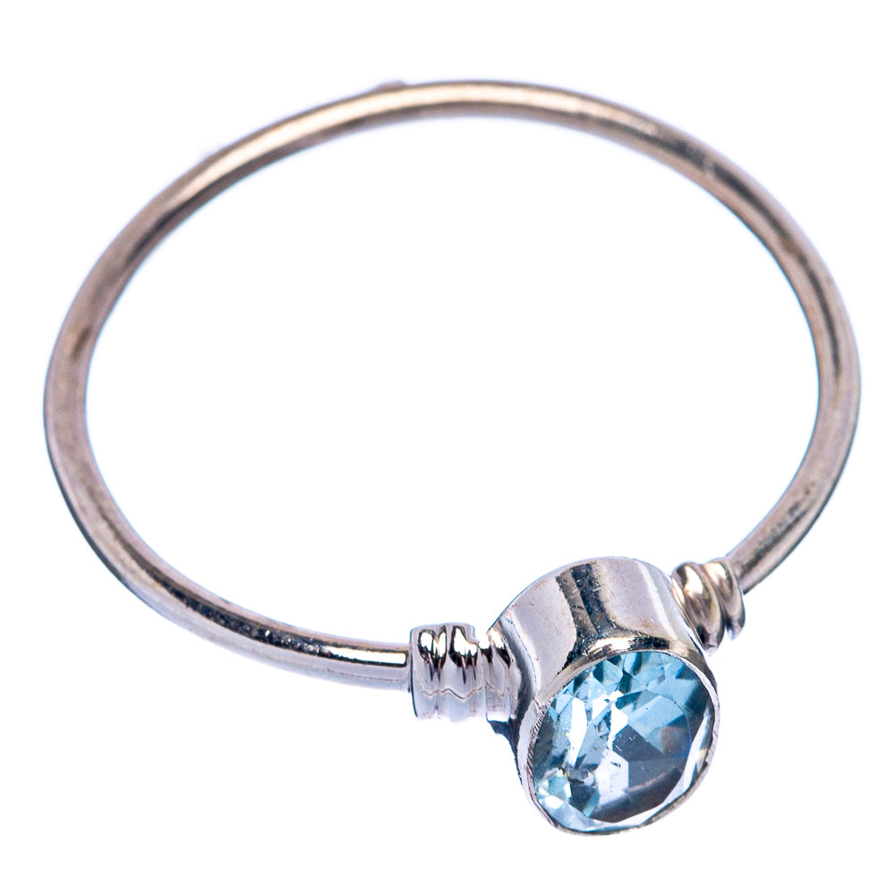 Blue Topaz Dainty Ring Size 9.5 (925 Sterling Silver) R145495