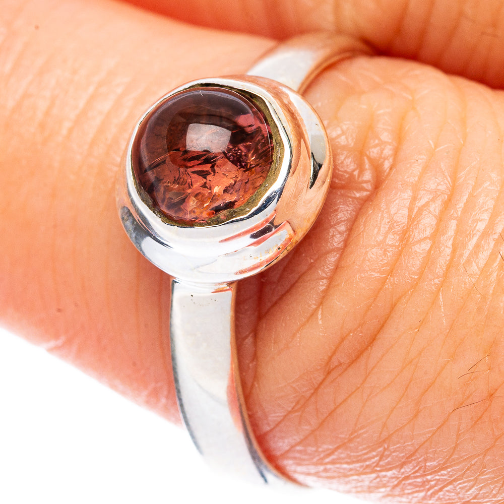 Value Garnet Ring Size 8.5 (925 Sterling Silver) R3268