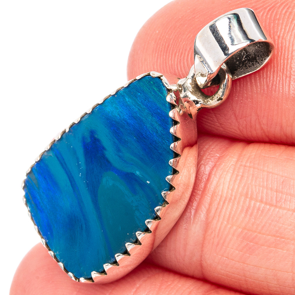 Rare Rare Doublet Opal Pendant 1 1/4" (.925 Sterling Silver)