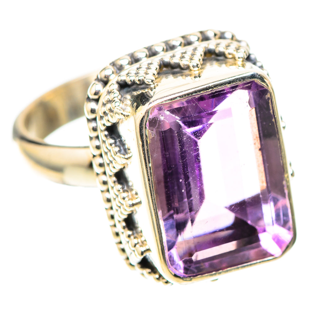 Faceted Amethyst Ring Size 6.25 (925 Sterling Silver) RING138831