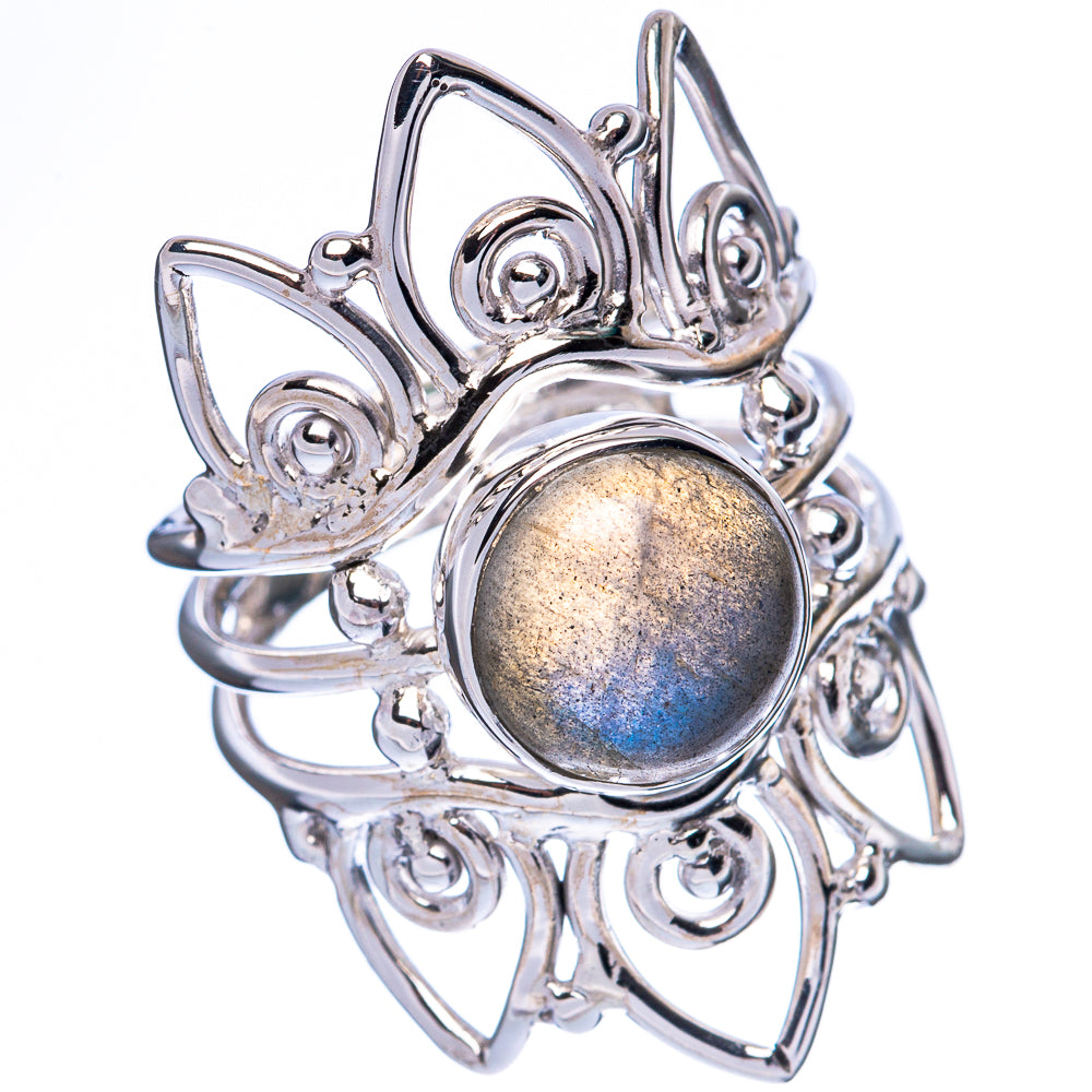 Asc Premium Labradorite Ring Size 6.5 (925 Sterling Silver) R3438