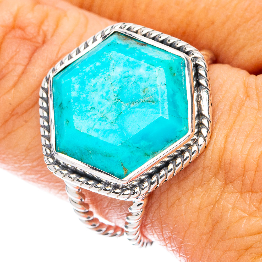 Premium Chrysocolla Ring Size 8.75 (925 Sterling Silver) RING7706