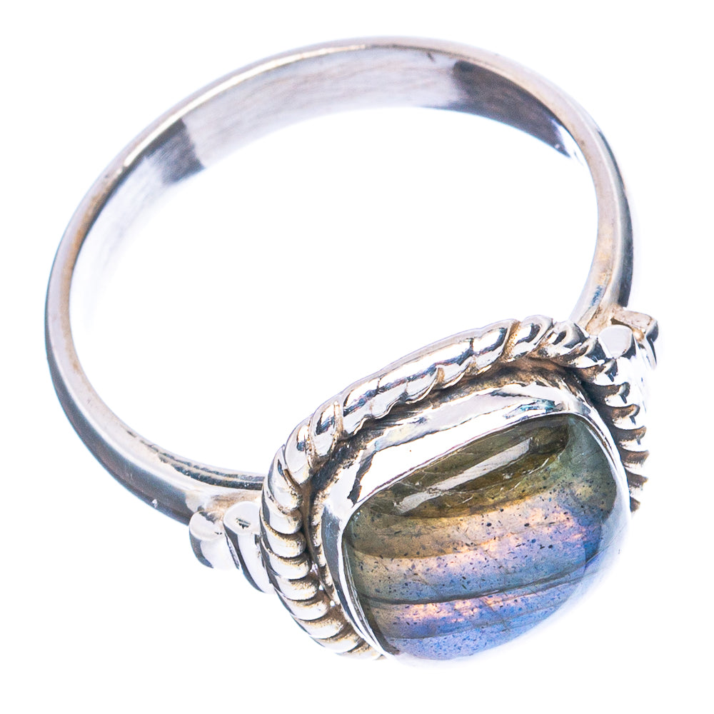 Labradorite Ring Size 8.25 (.925 Sterling Silver)