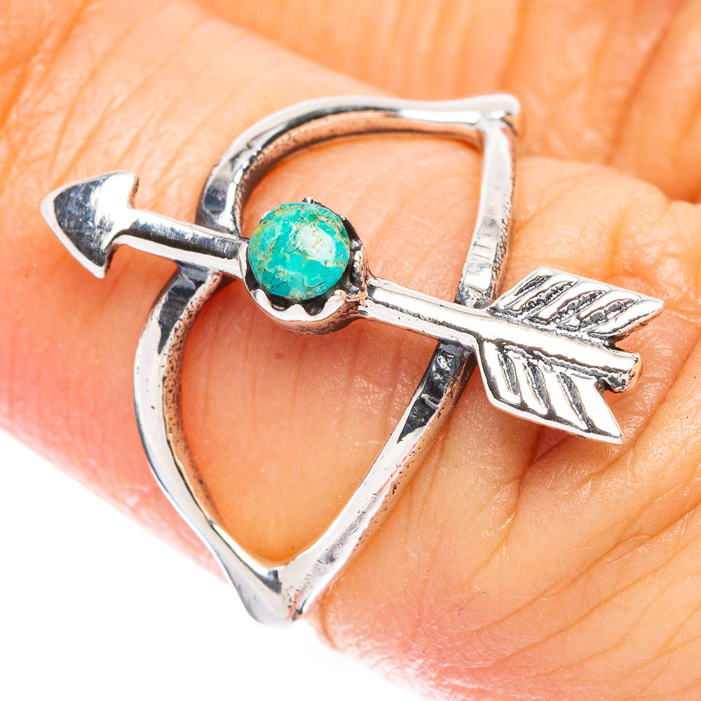 Rare Arizona Turquoise Arrow Ring Size 5.75 (925 Sterling Silver) R146776