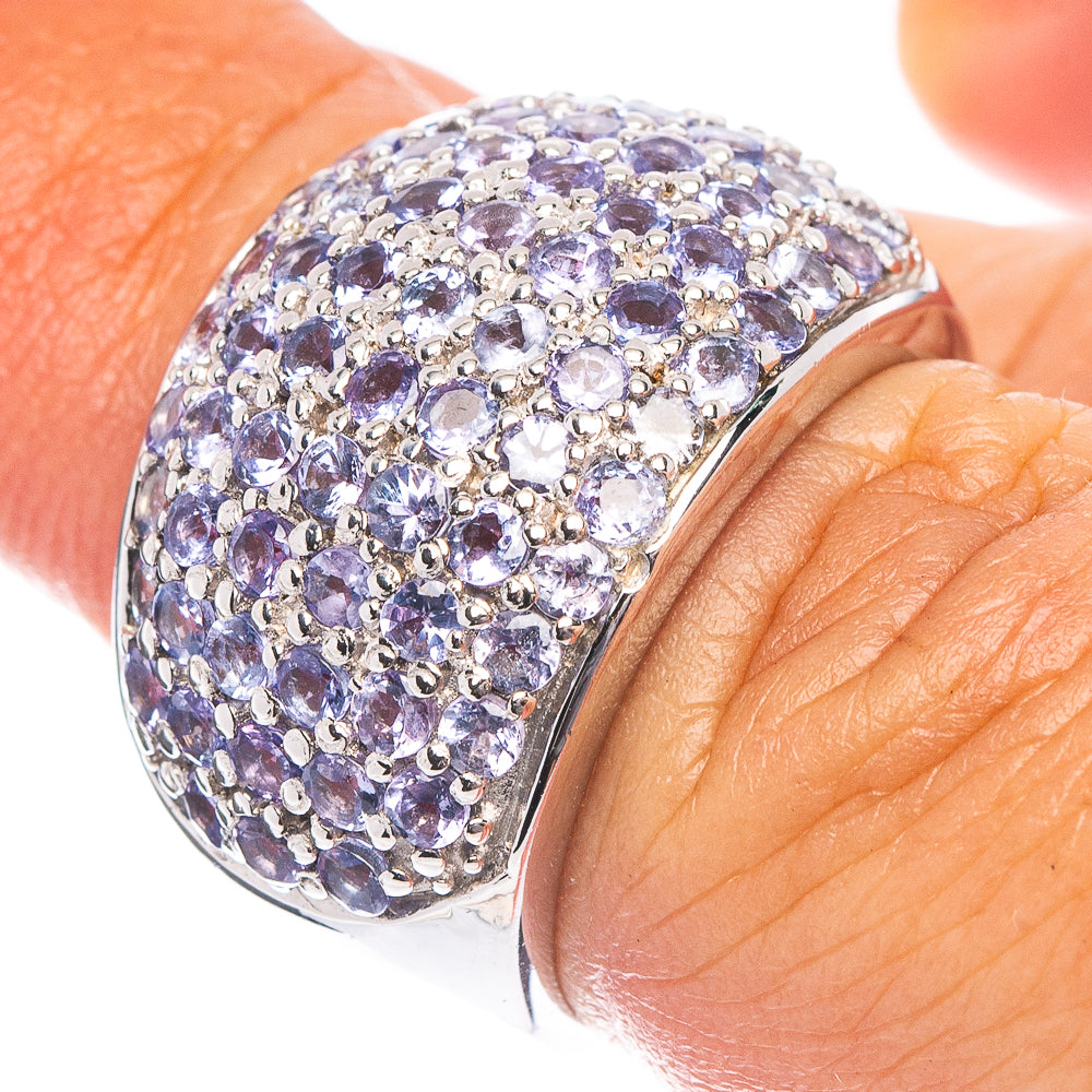 Rare Premium Faceted Tanzanite Ring Size 6 (.925 Sterling Silver)